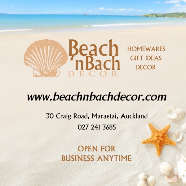 Beach 'n Bach Decor